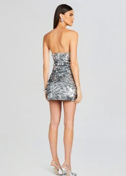 Retrofete Nolia Sequin Embellished Dress Silver Store