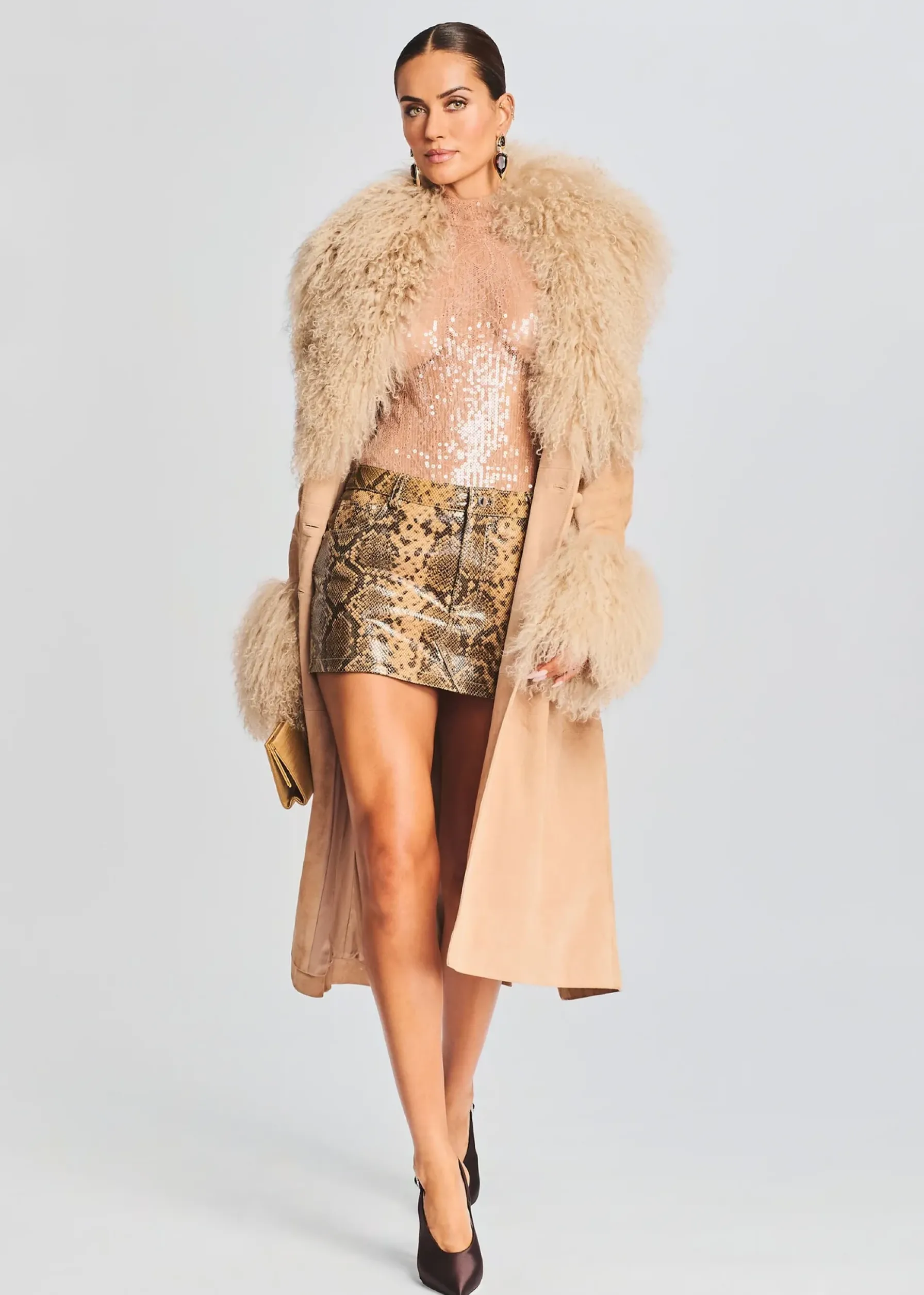 Retrofete Nora Coat Tannin New