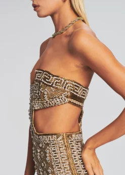 Retrofete Norma Dress Gold Shop