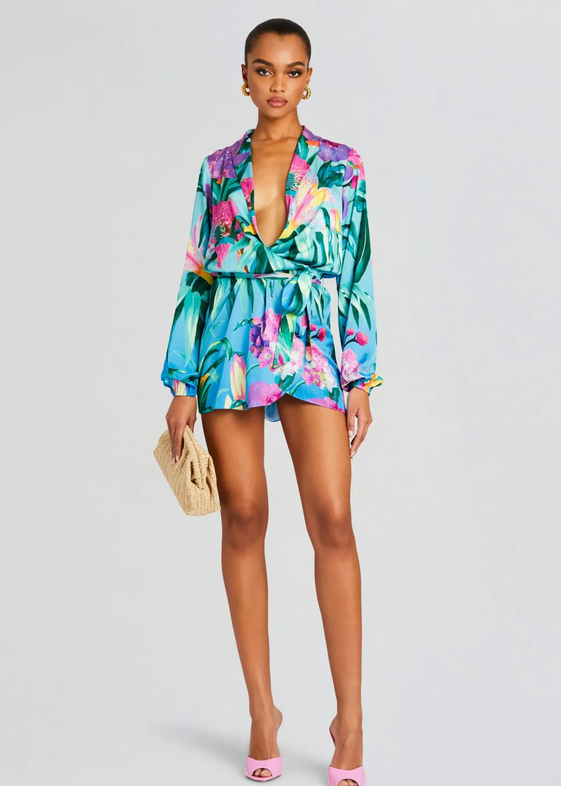 Retrofete Ocean Mini Dress Turquoise Cheap