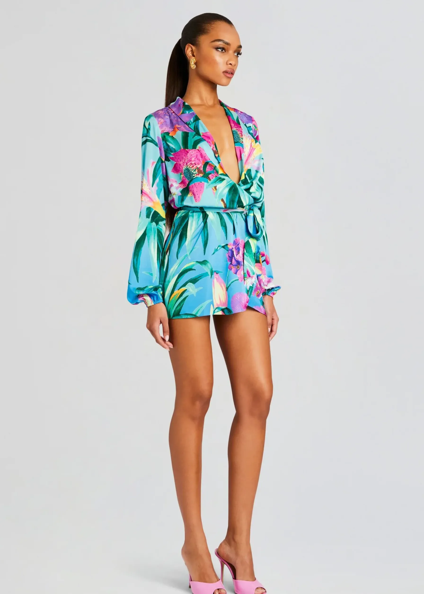 Retrofete Ocean Mini Dress Turquoise Cheap