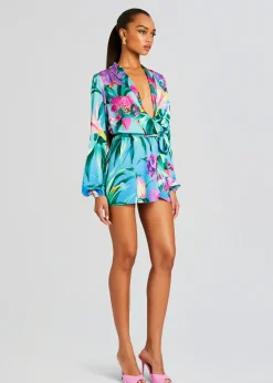 Retrofete Ocean Mini Dress Turquoise Sale