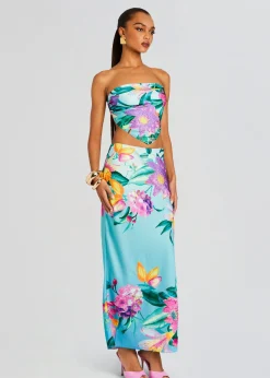 Retrofete Ocean Skirt Turquoise Fashion
