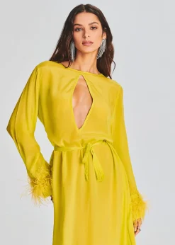 Retrofete Odell Maxi Dress Yellow Cheap