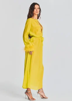 Retrofete Odell Maxi Dress Yellow Cheap