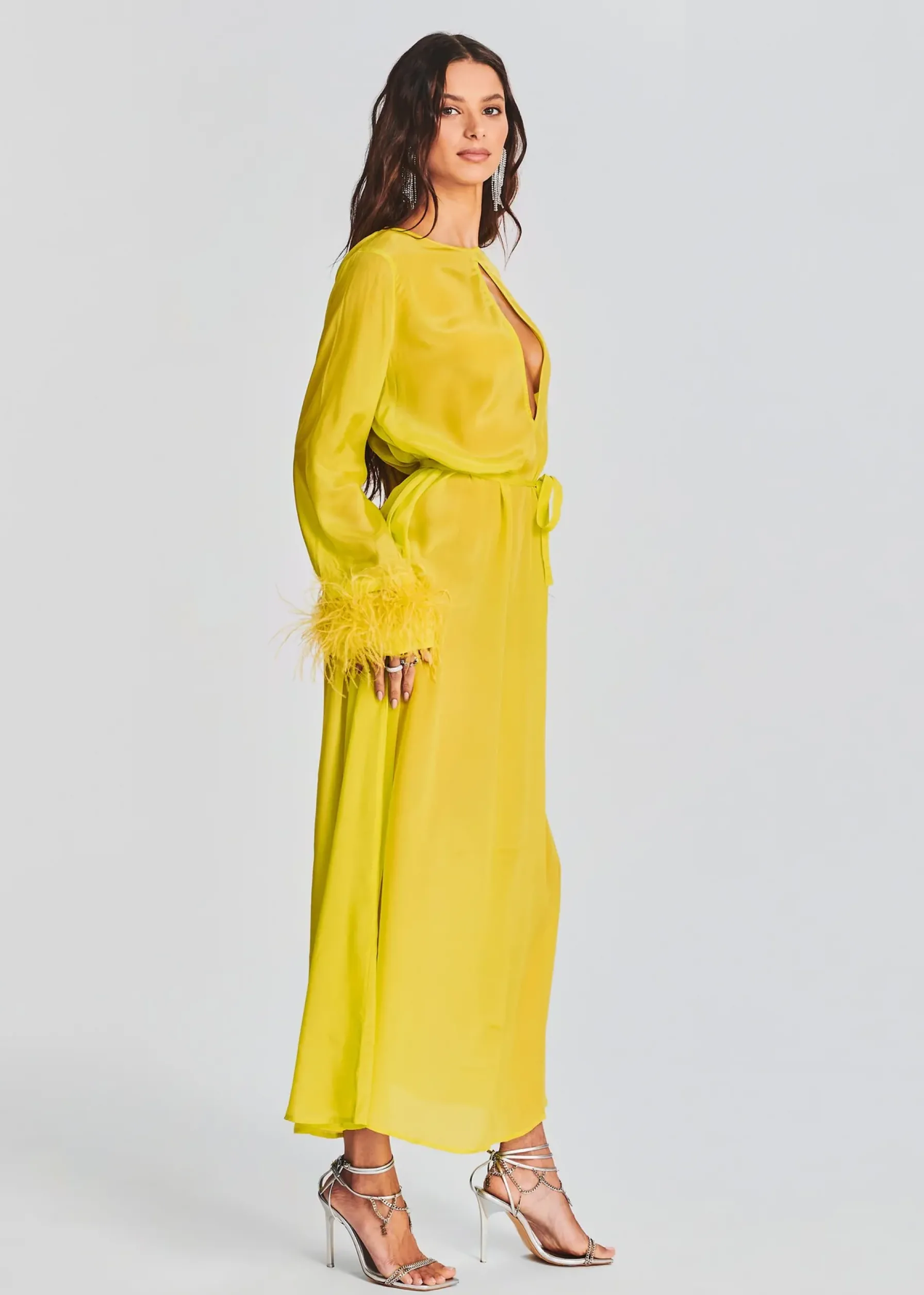 Retrofete Odell Maxi Dress Yellow Cheap
