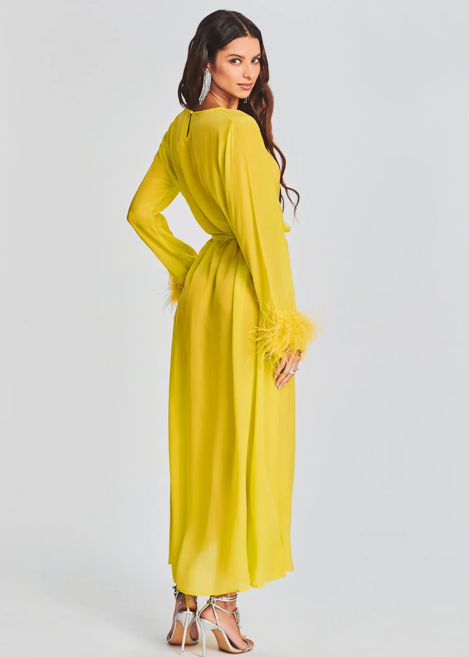 Retrofete Odell Maxi Dress Yellow Cheap