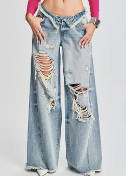 Retrofete Ollie Wide Leg Jean Coastline Best
