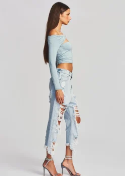 Retrofete Omar Drop Boyfriend Jean Light Laguna Outlet
