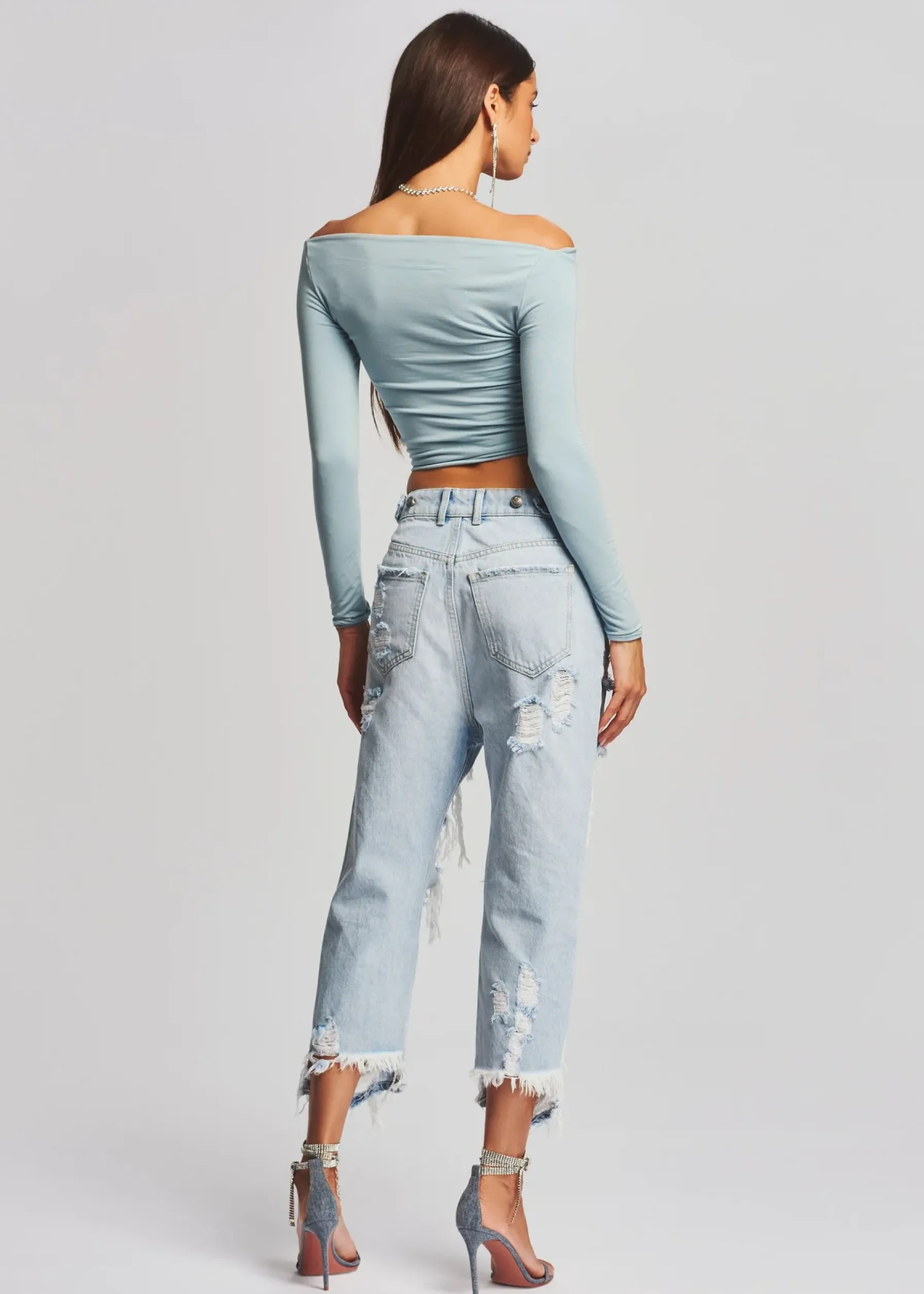 Retrofete Omar Drop Boyfriend Jean Light Laguna Outlet