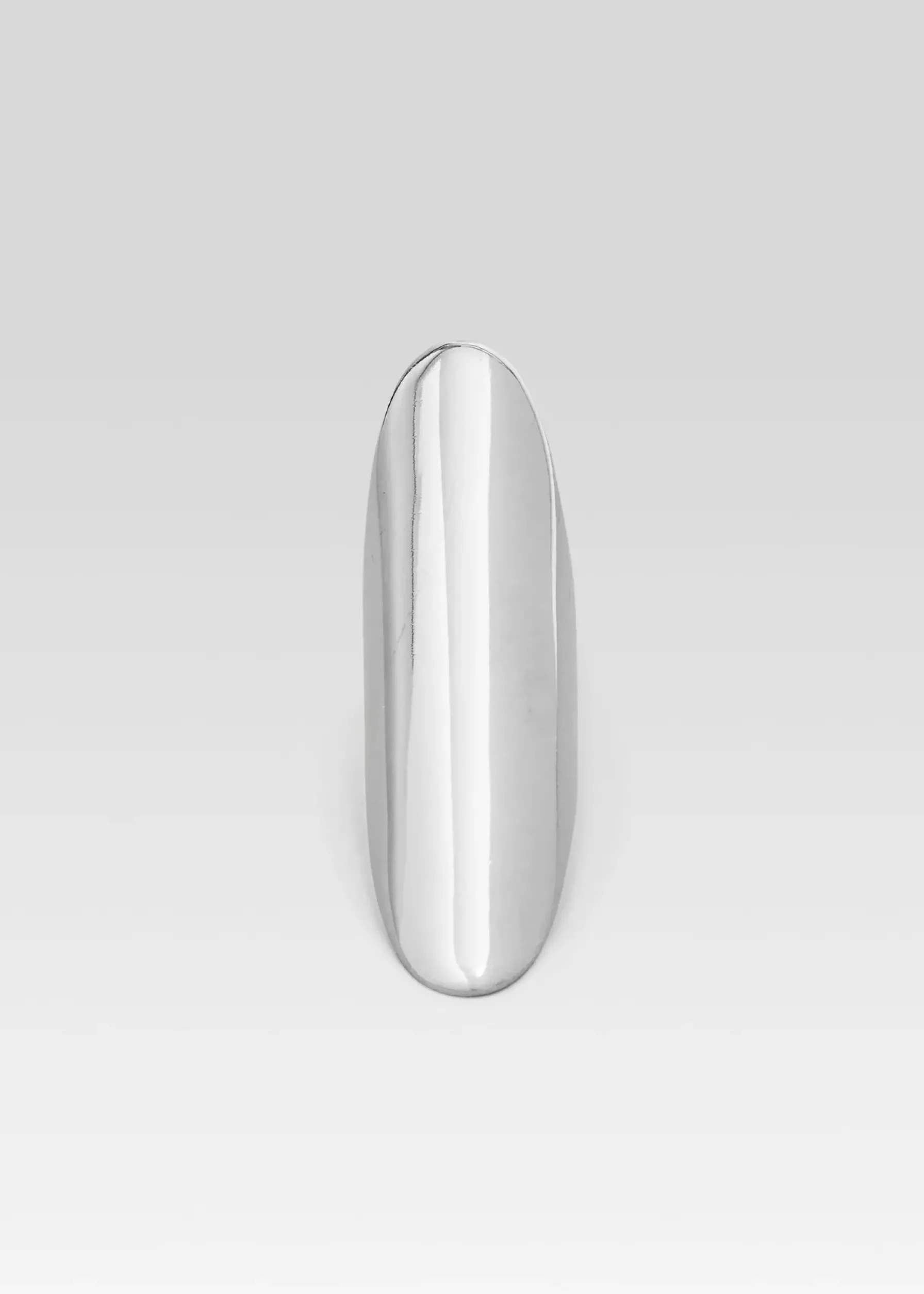 Retrofete Oval Finger Ring Silver New