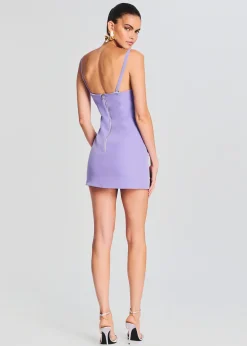 Retrofete Paulette Dress Dusty Lilac New
