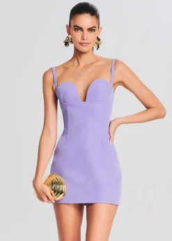 Retrofete Paulette Dress Dusty Lilac New