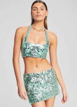 Retrofete Percy Skirt Turquoise Powder Cheap