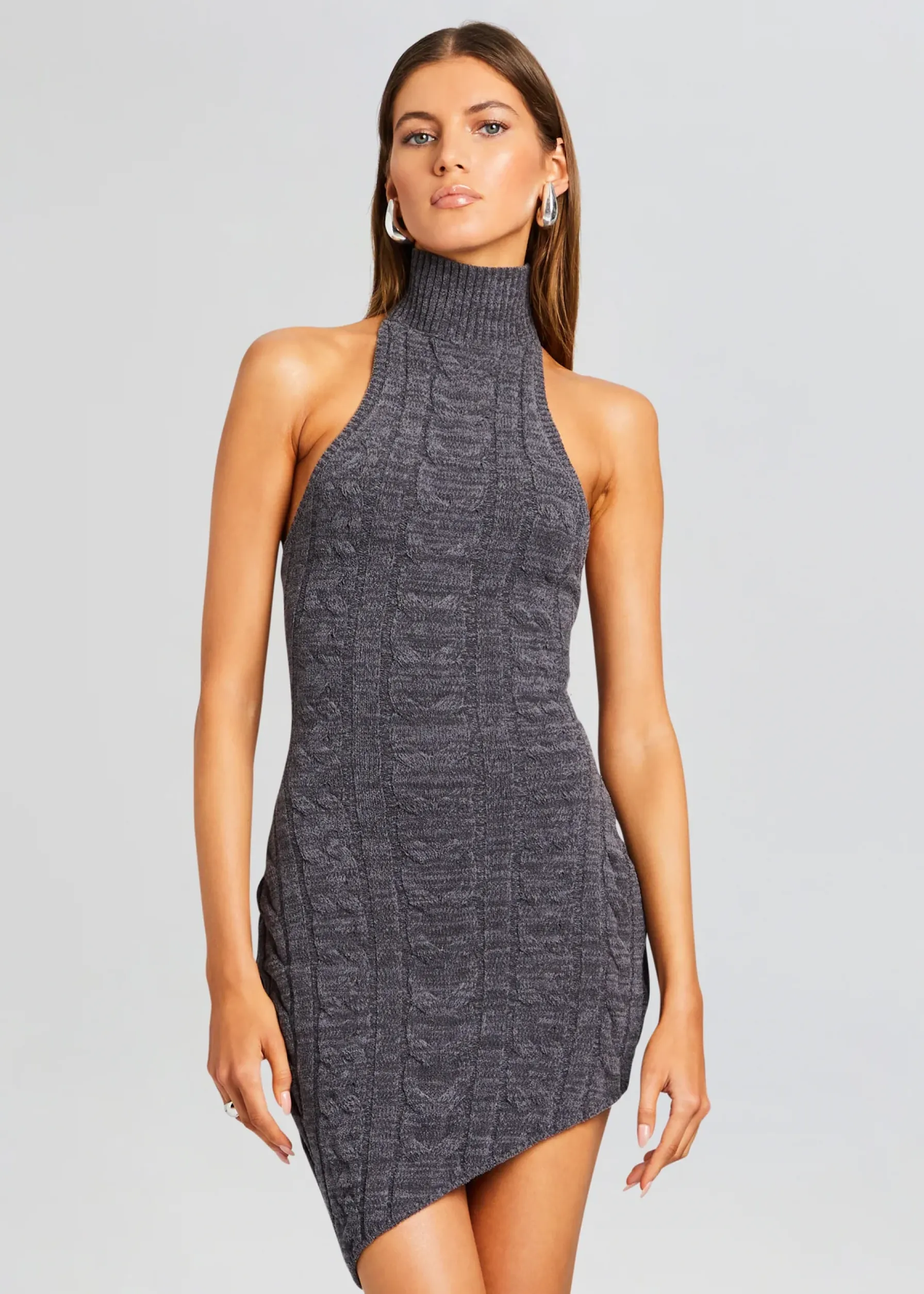 Retrofete Perri Sweater Dress Pewter Fashion