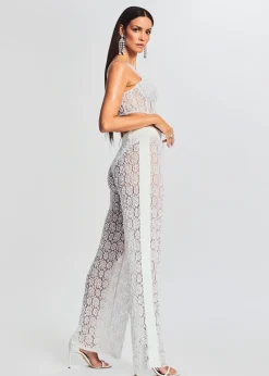 Retrofete Pessa Lace Top White Flash Sale