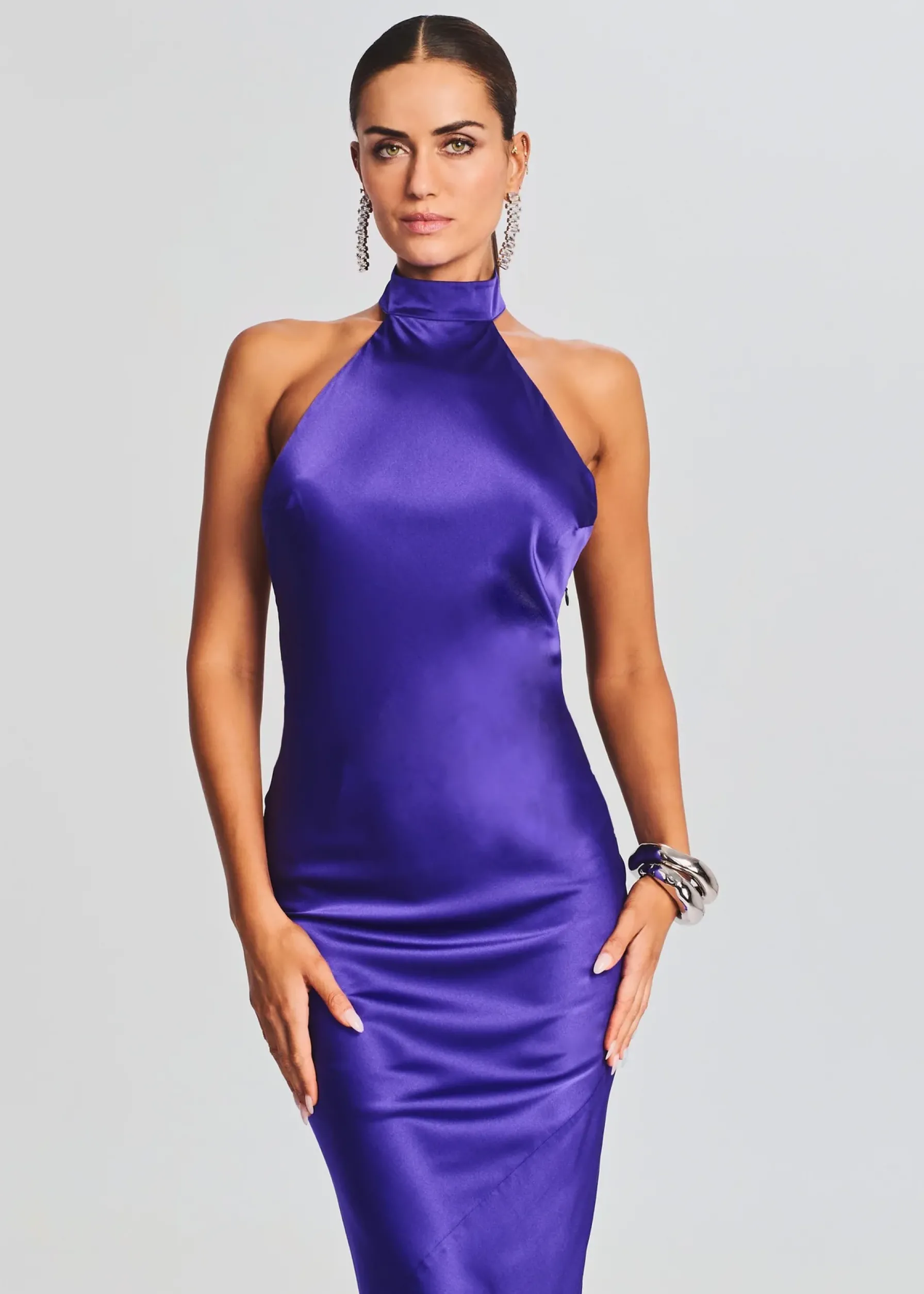 Retrofete Phera Maxi Dress Violet Indigo Outlet