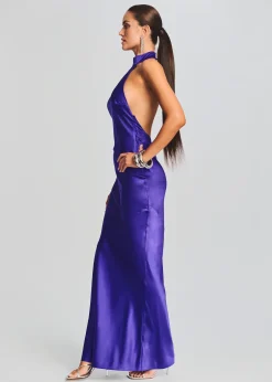 Retrofete Phera Maxi Dress Violet Indigo Outlet