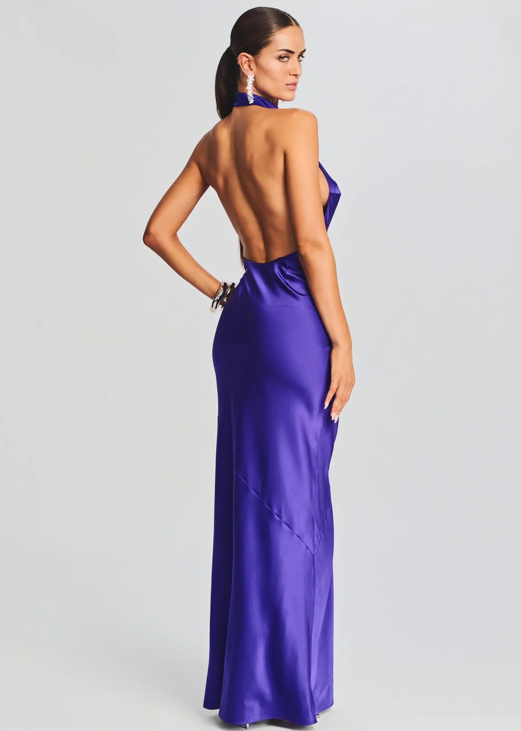 Retrofete Phera Maxi Dress Violet Indigo Outlet
