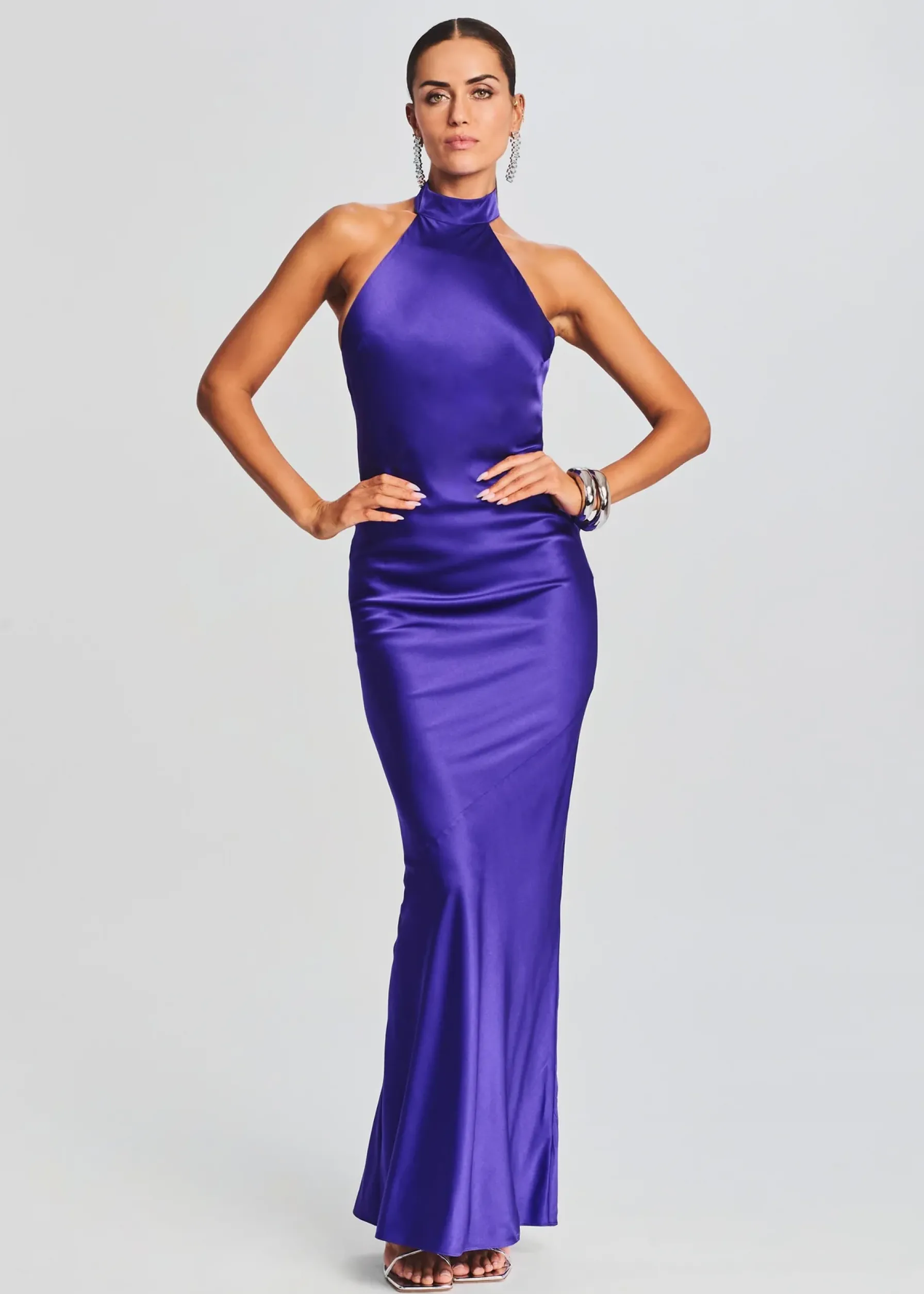Retrofete Phera Maxi Dress Violet Indigo Outlet