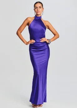 Retrofete Phera Maxi Dress Violet Indigo Cheap