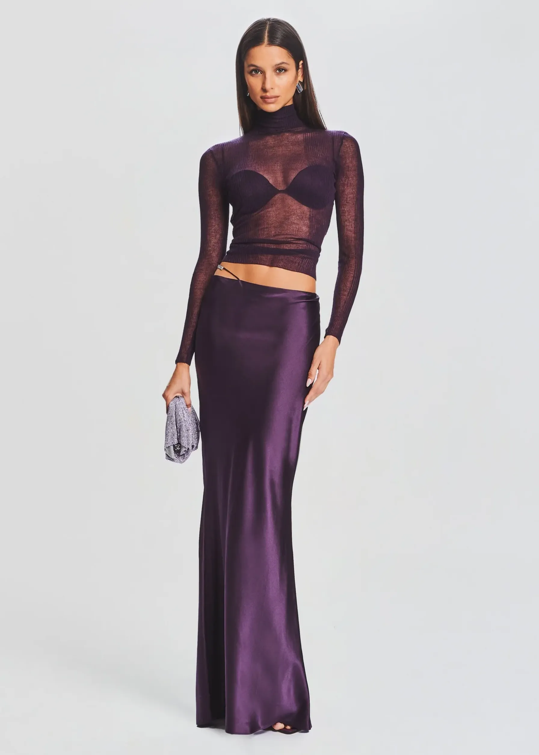 Retrofete Piper Sweater Eggplant Shop