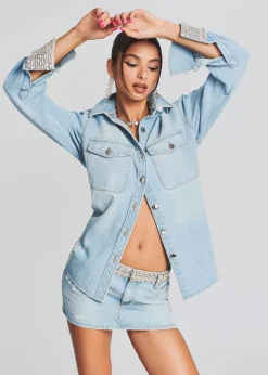 Retrofete Remy Denim Shirt Light Wash Denim Hot