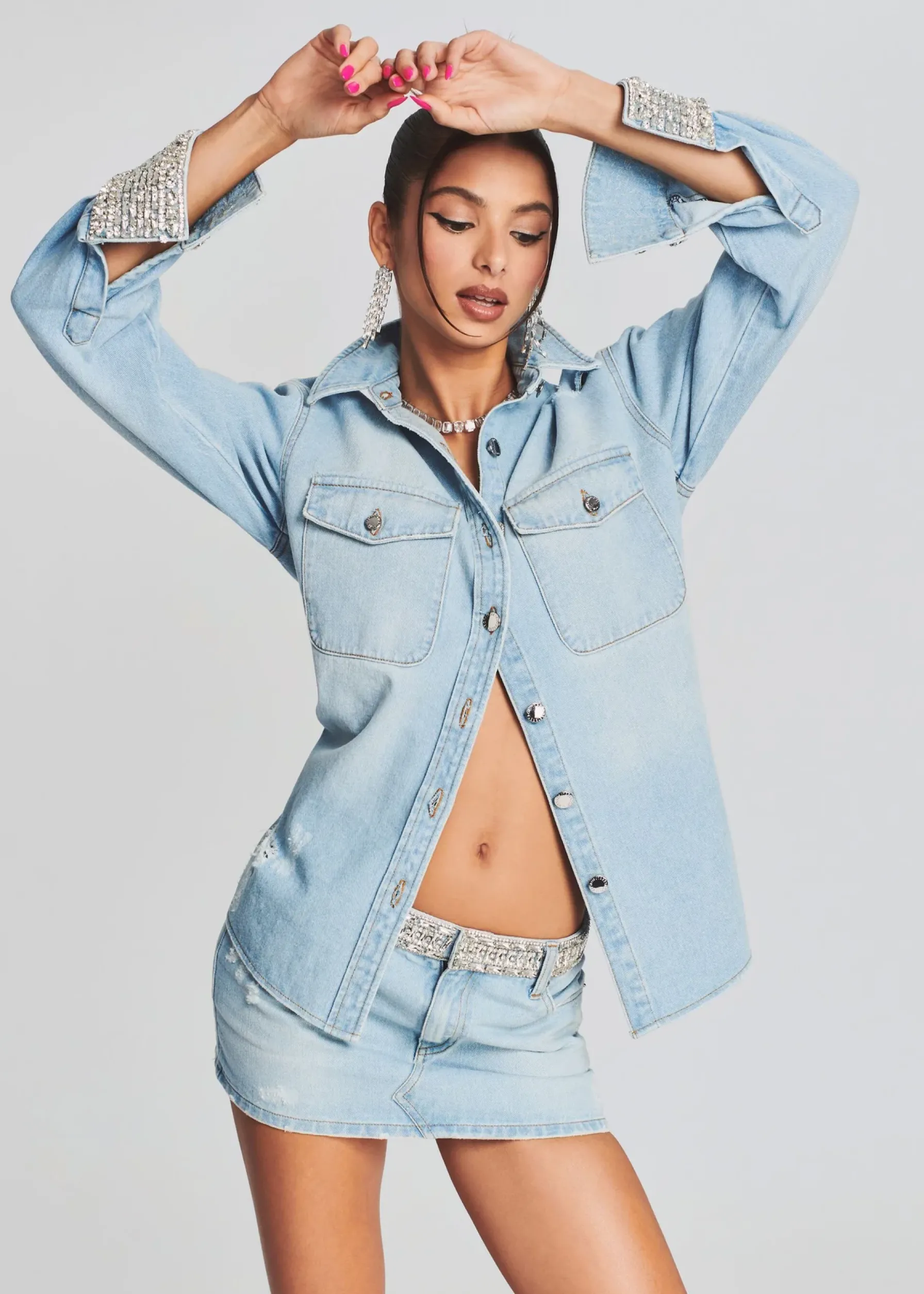 Retrofete Remy Denim Shirt Light Wash Denim Hot