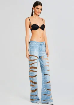 Retrofete Renzo Embellished Denim Jean Bondi Cheap