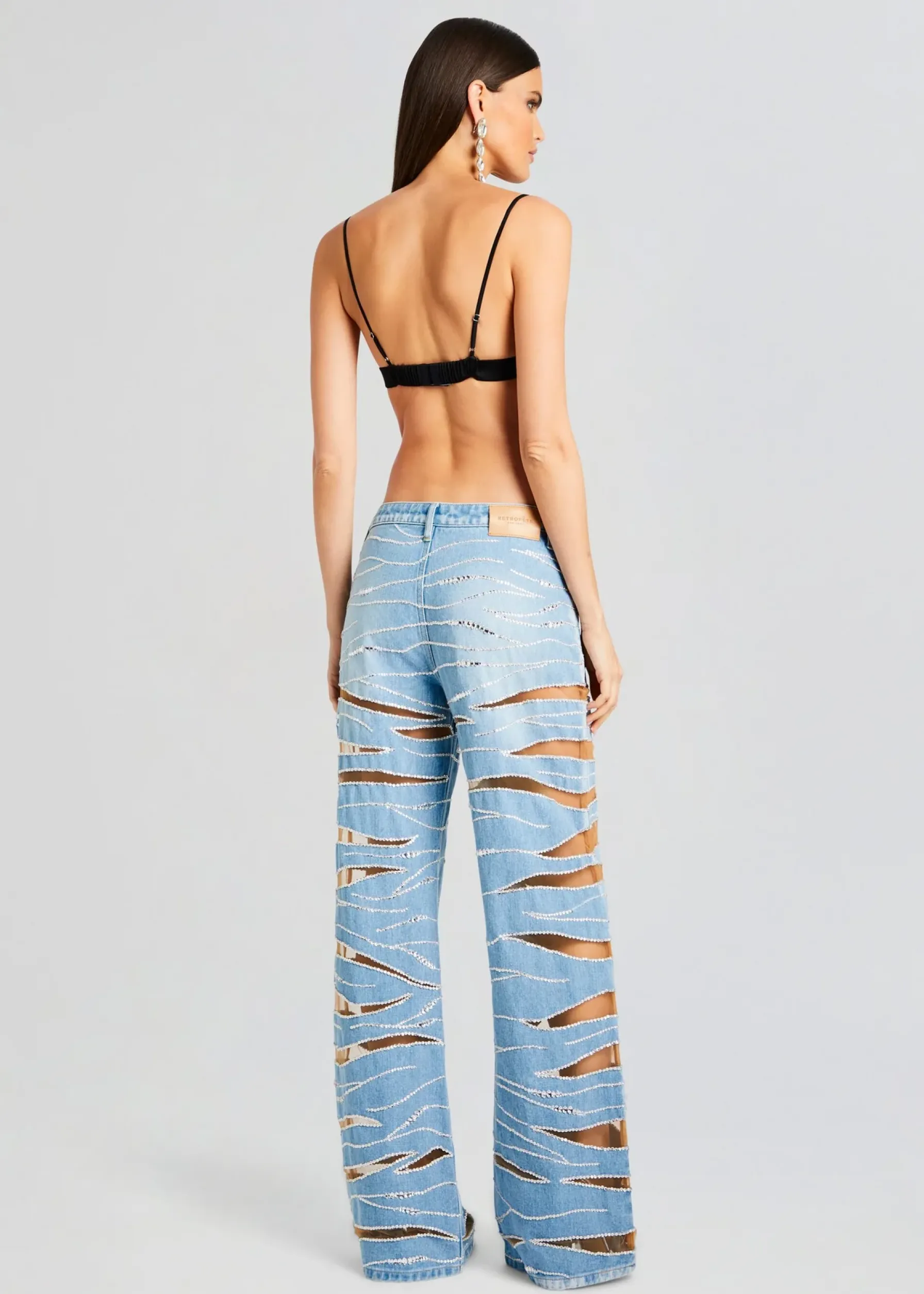 Retrofete Renzo Embellished Denim Jean Bondi Cheap