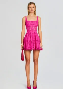 Retrofete Ricka Short Dress Hot Pink Fashion