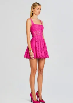 Retrofete Ricka Short Dress Hot Pink Shop
