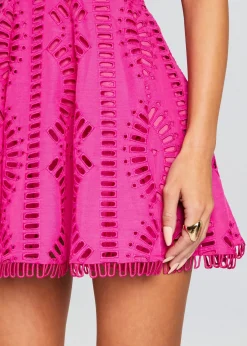 Retrofete Ricka Short Dress Hot Pink Best Sale
