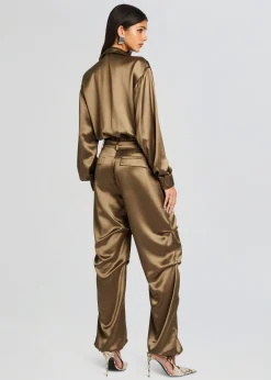 Retrofete Robin Jumpsuit Military Green Sale