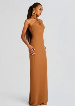 Retrofete Rocco Dress Tobacco New