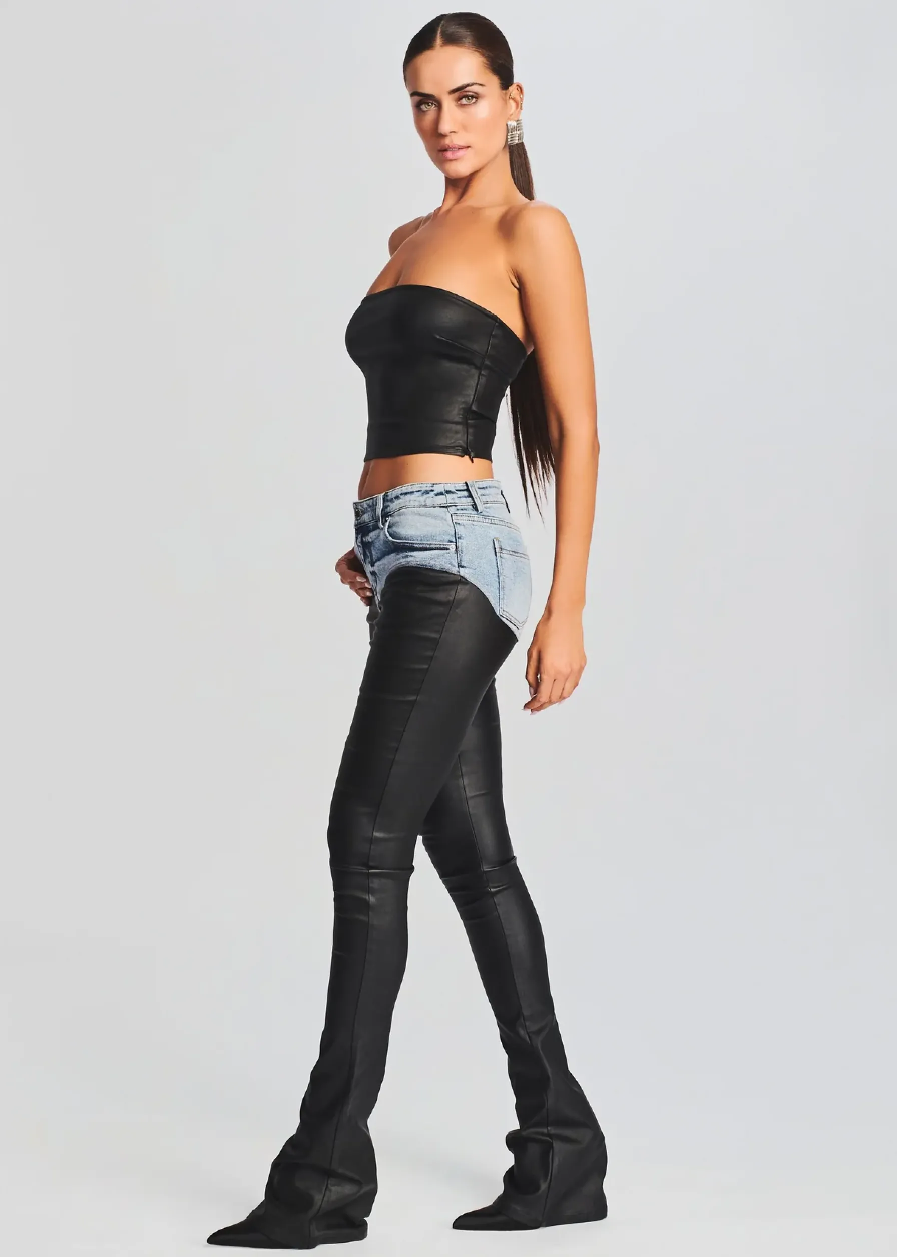 Retrofete Rogan Pant Alani Coated Black Flash Sale