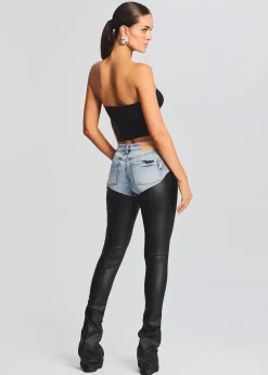 Retrofete Rogan Pant Alani Coated Black Flash Sale