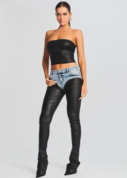 Retrofete Rogan Pant Alani Coated Black Flash Sale