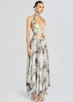 Retrofete Romy Silk Vest Vintage Snake Cheap
