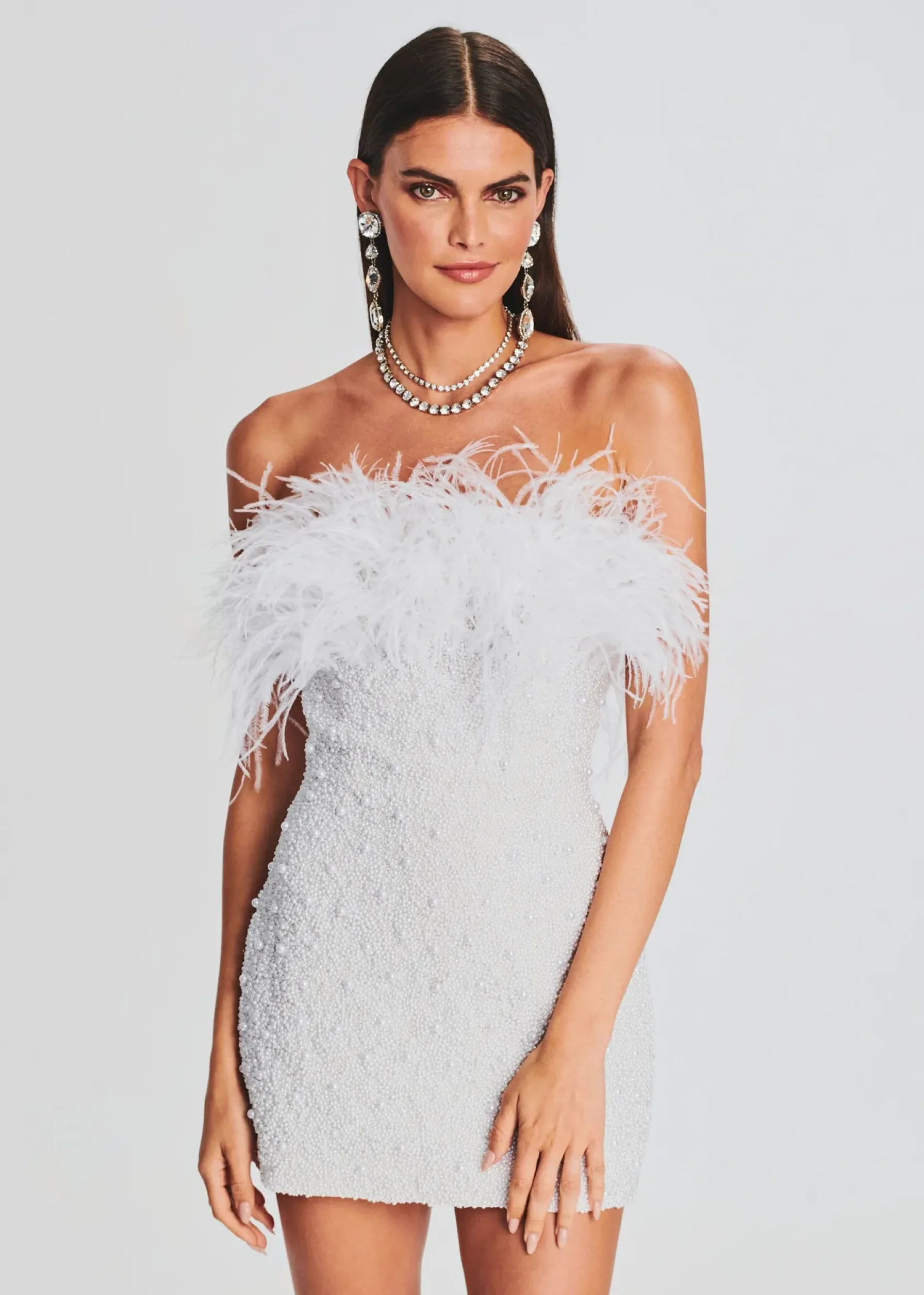 Retrofete Ronit Pearl Dress White Pearl Clearance