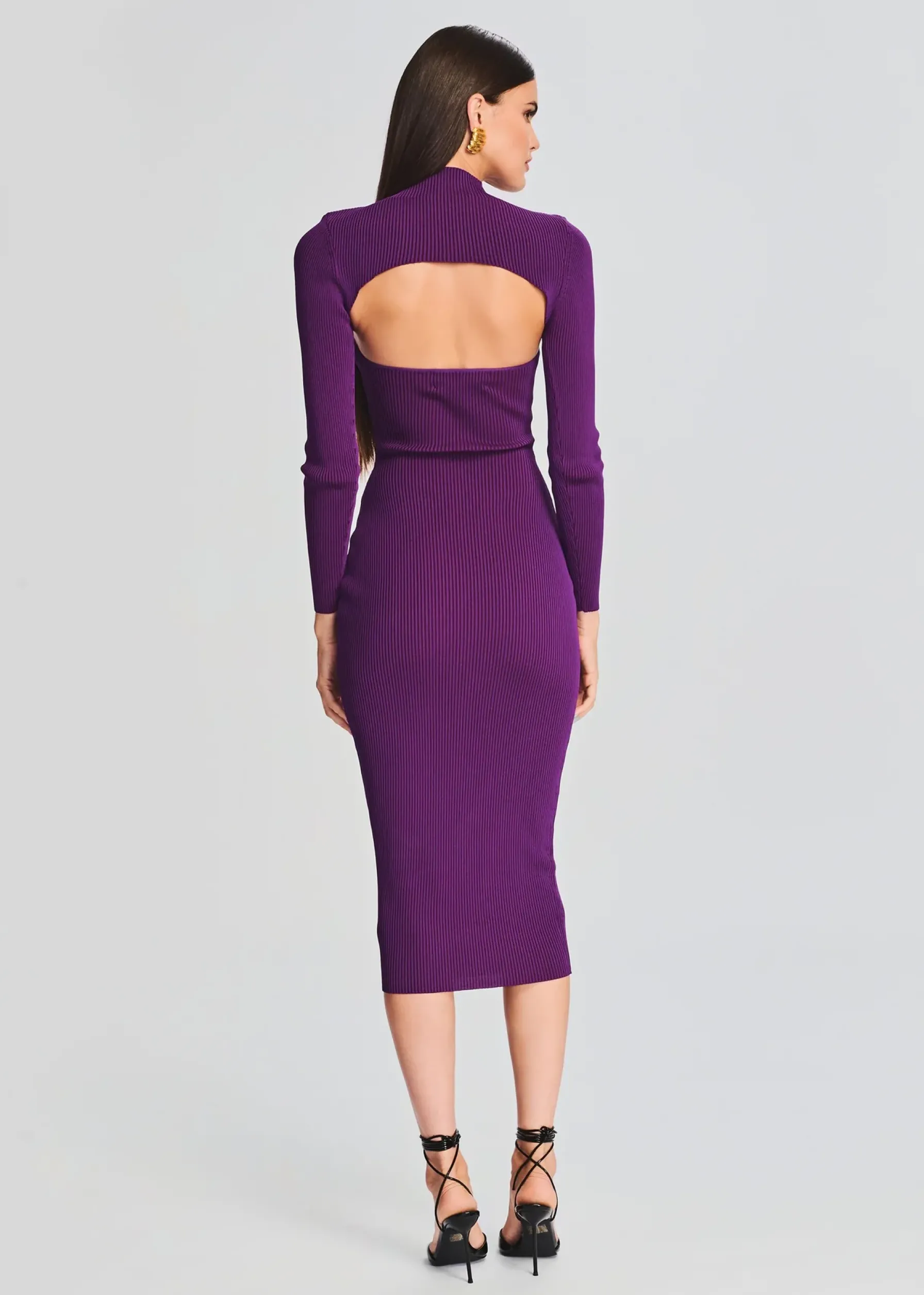 Retrofete Rosalina Rib Knit Set Royal Purple Online