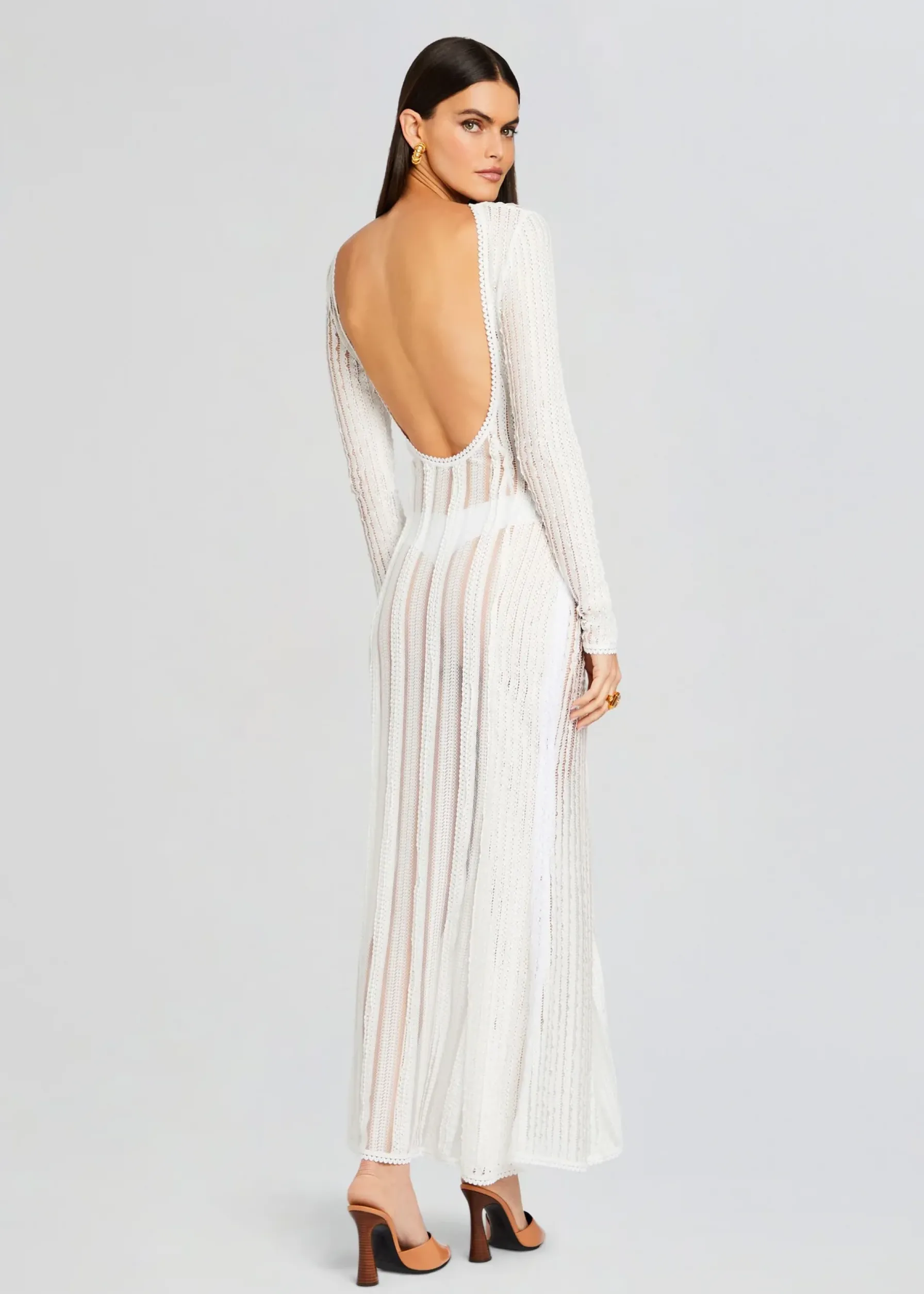Retrofete Saley Long Dress Natural White Shop