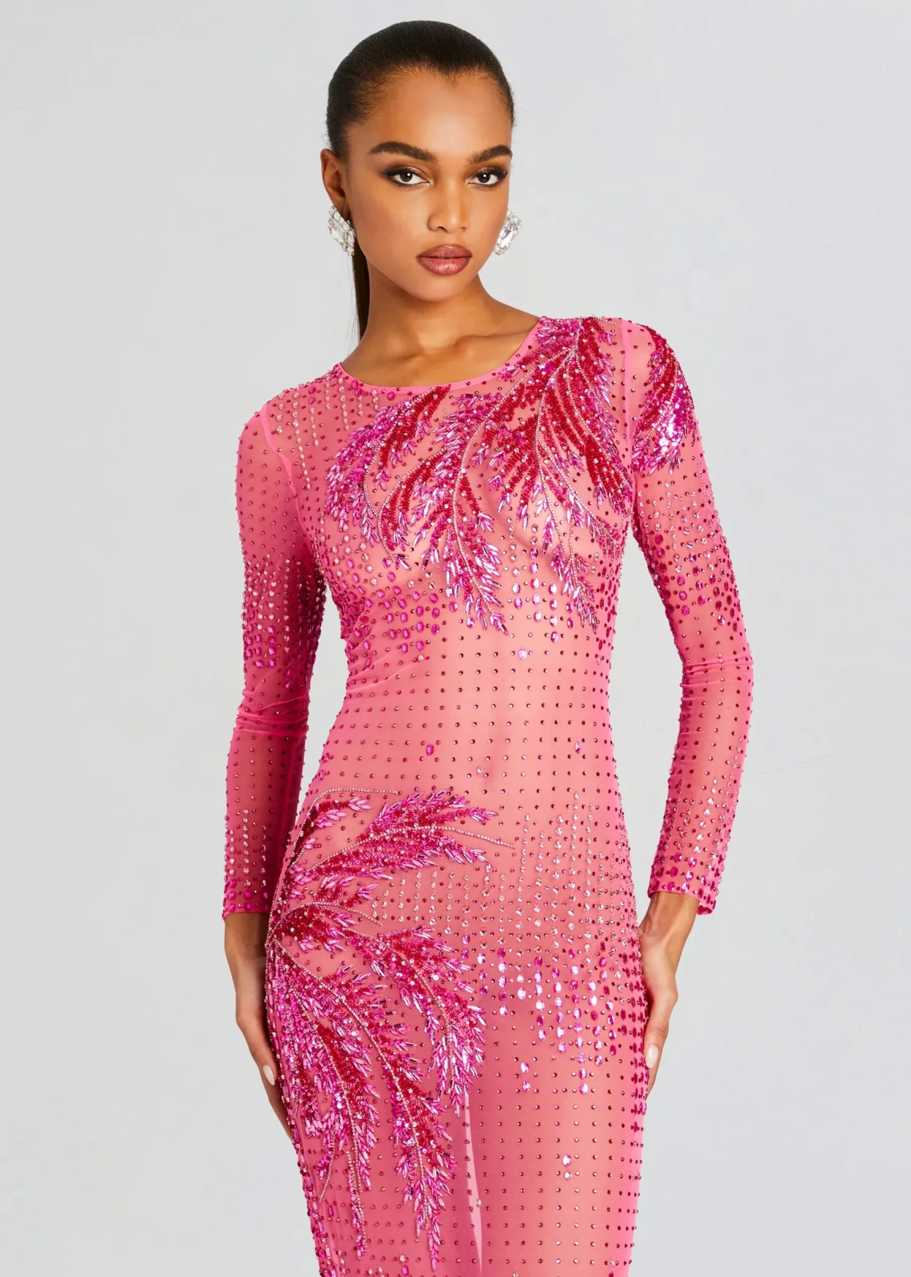 Retrofete Sammy Embellished Dress Ultra Pink Outlet