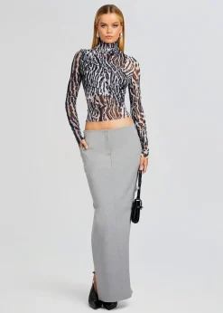 Retrofete Sana Top Grey Ocelot Hot