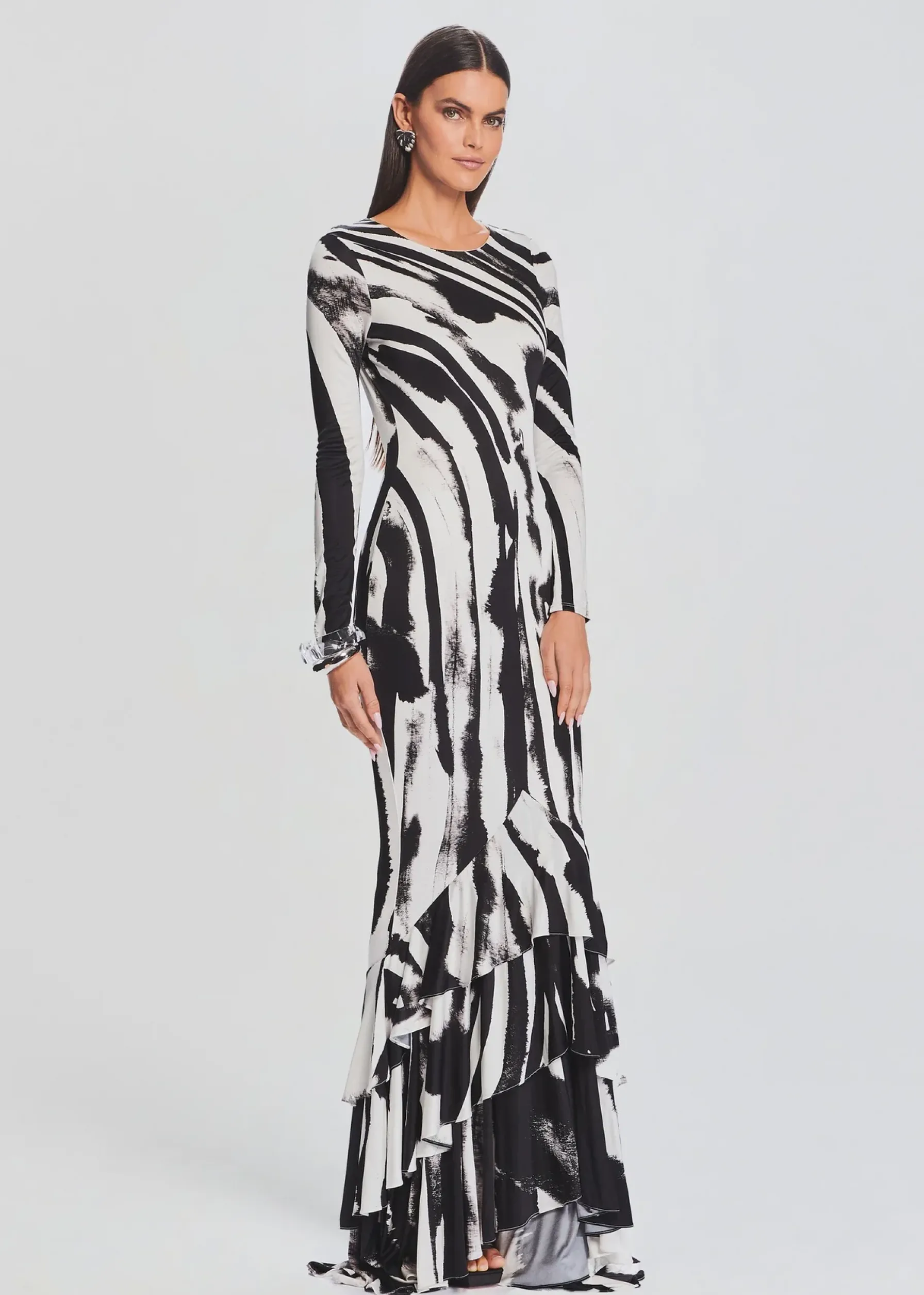 Retrofete Sara Dress Zebra Ink Best