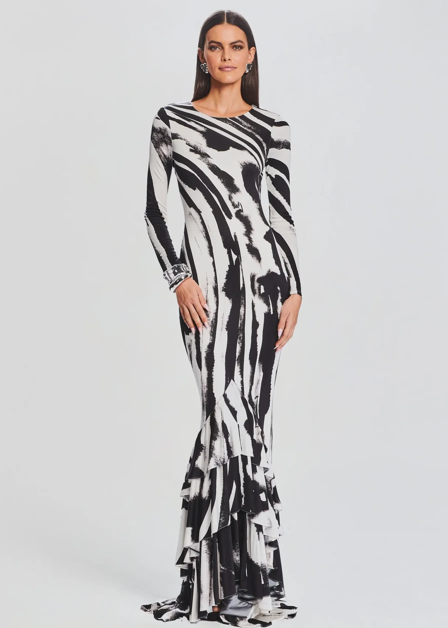 Retrofete Sara Dress Zebra Ink Best