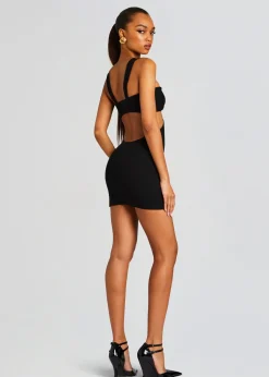 Retrofete Scarlett Mini Cut Out Dress Black Online