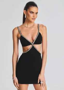 Retrofete Sharlene Dress Black/Silver Fashion