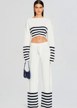 Retrofete Sharlie Sweater White/ Navy Online