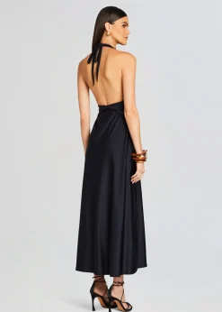 Retrofete Shelly Maxi Dress Black Clearance